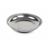 Chrome bowl on a white background